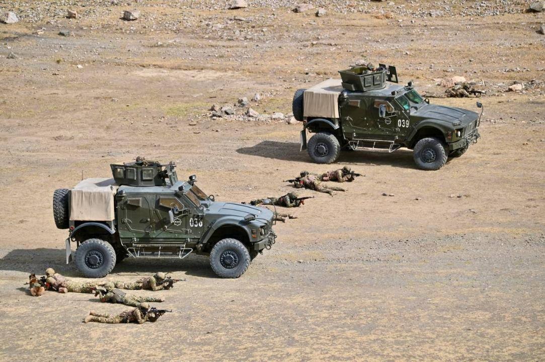 Uzbekistan and Kazakhstan held joint military exercises at the Forish training ground